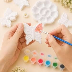 BrushyPals Butterfly Garden – DIY Painting Kit