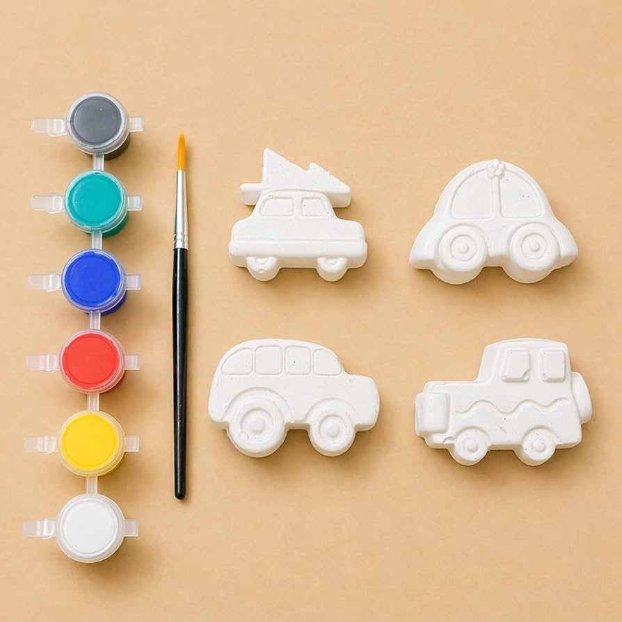 BrushyPals Little Drivers – DIY Transport Painting Kit