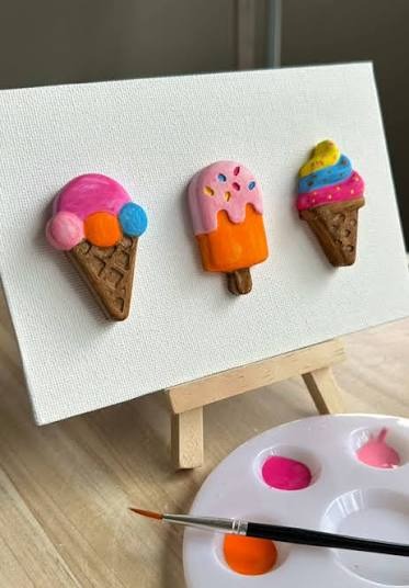 BrushyPals Sweet Scoops – DIY Ice Cream Painting Kit