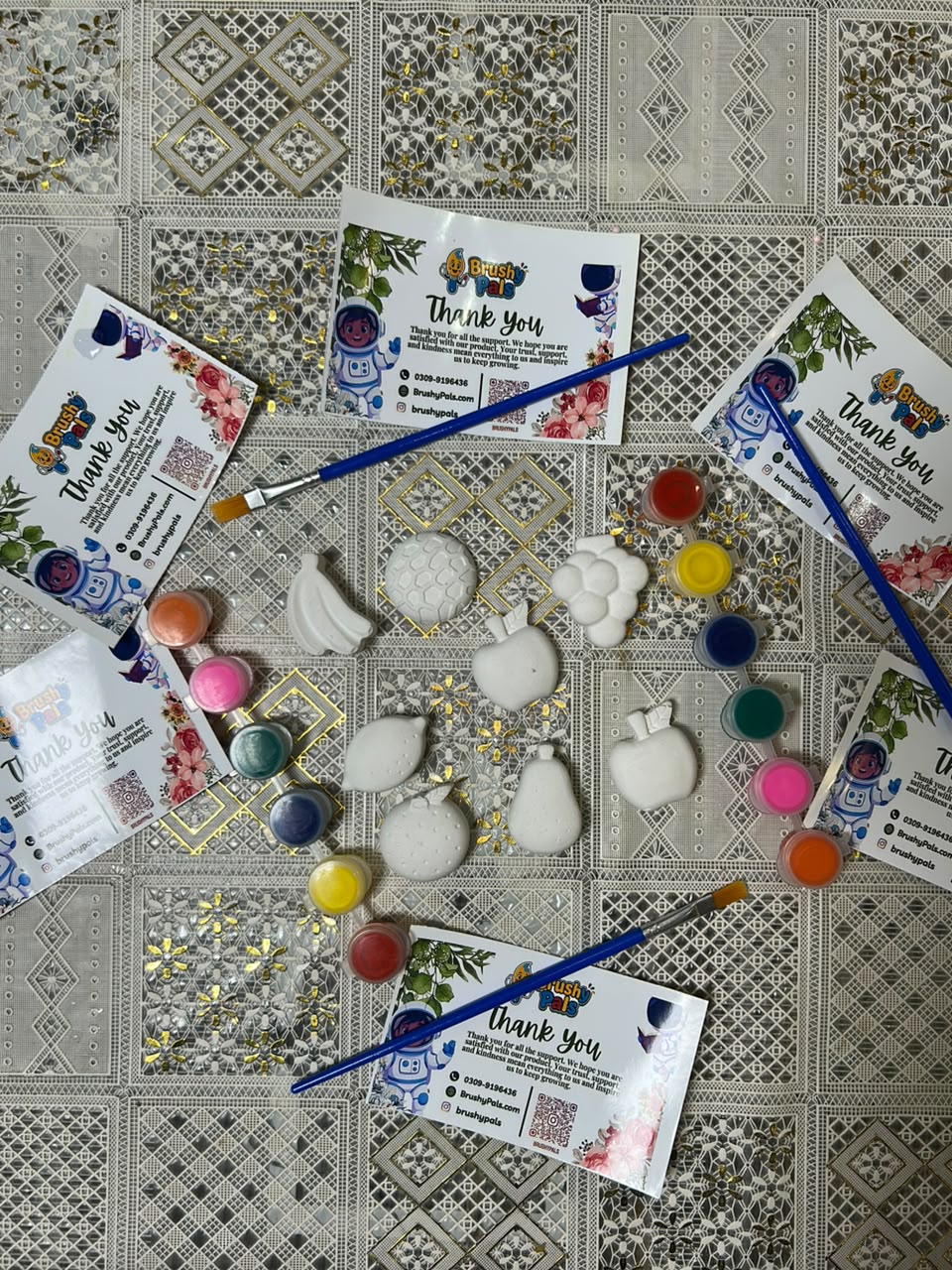 BrushyPals Fruit Friends – DIY Paint & Create Kit