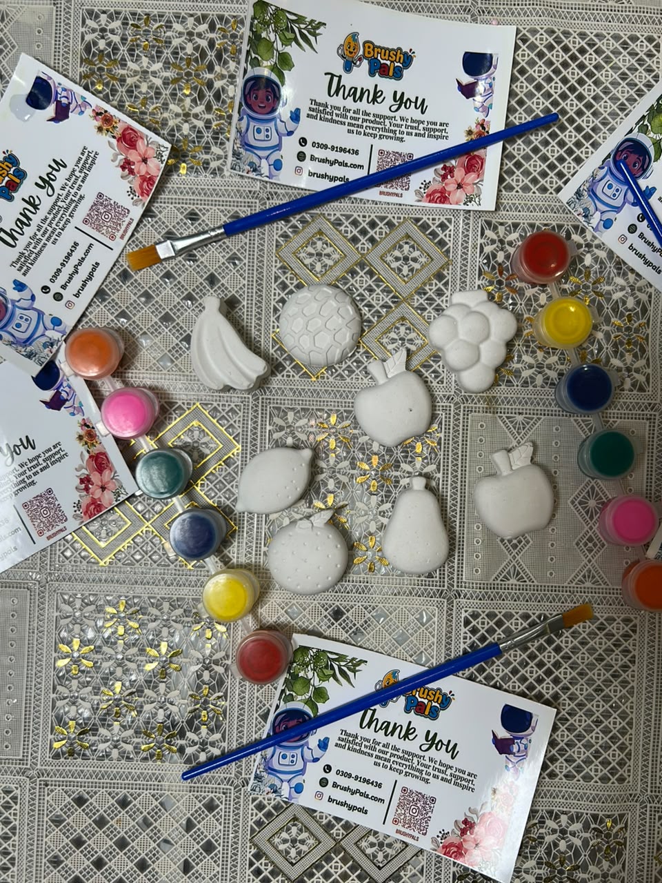 BrushyPals Fruit Friends – DIY Paint & Create Kit
