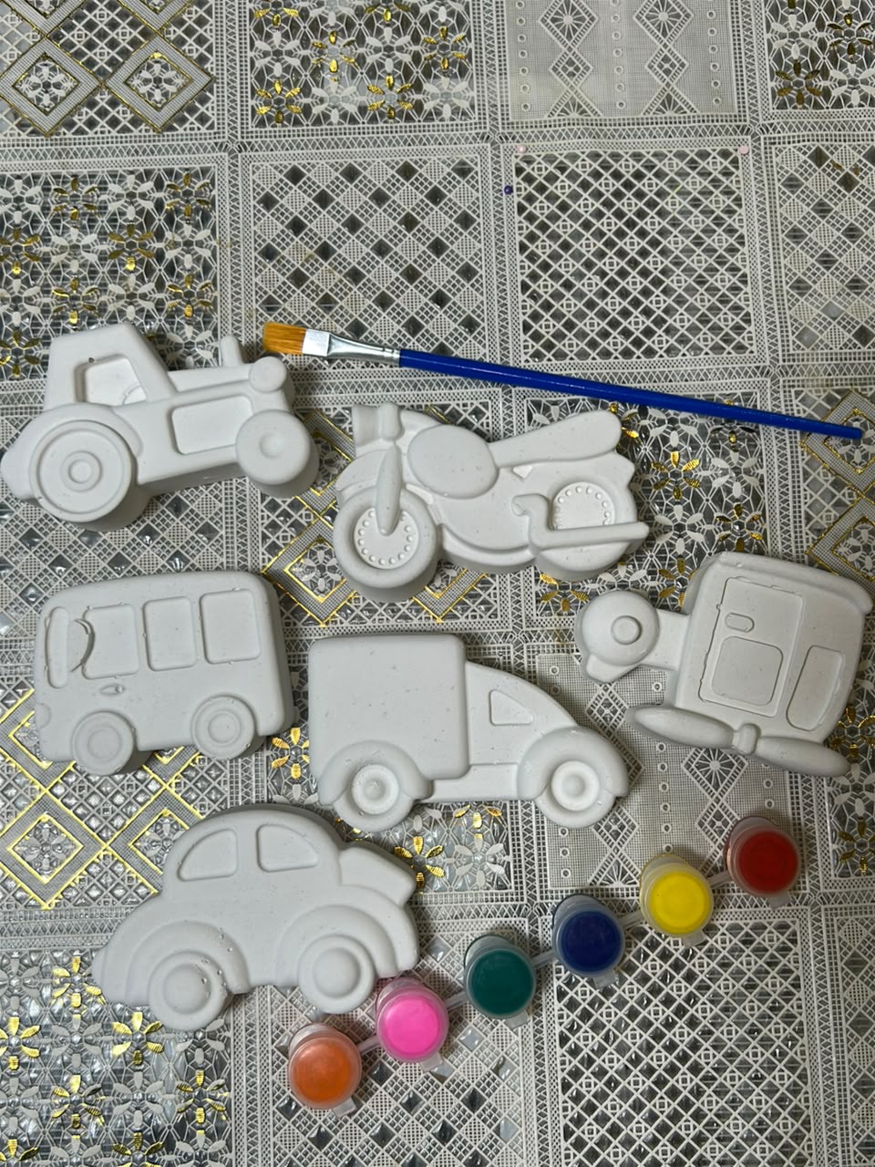 BrushyPals Little Drivers – DIY Transport Painting Kit