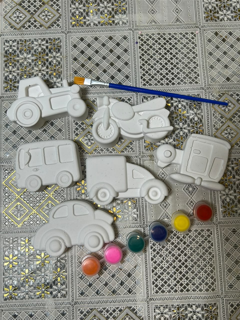 BrushyPals Little Drivers – DIY Transport Painting Kit