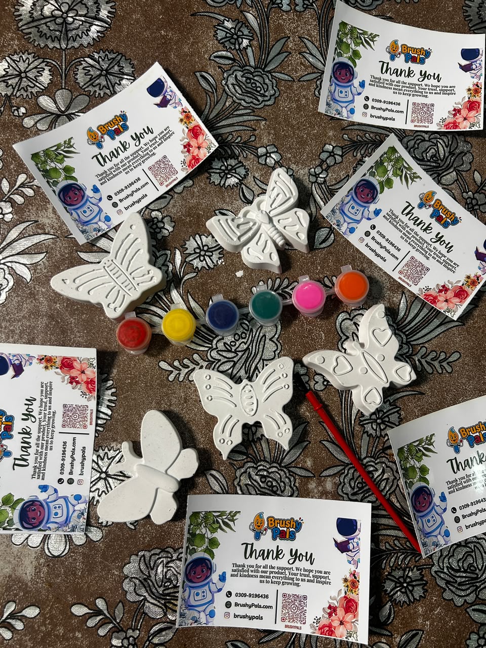 BrushyPals Butterfly Garden – DIY Painting Kit